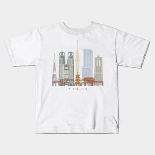 Tokyo V3 skyline poster Kids T-Shirt